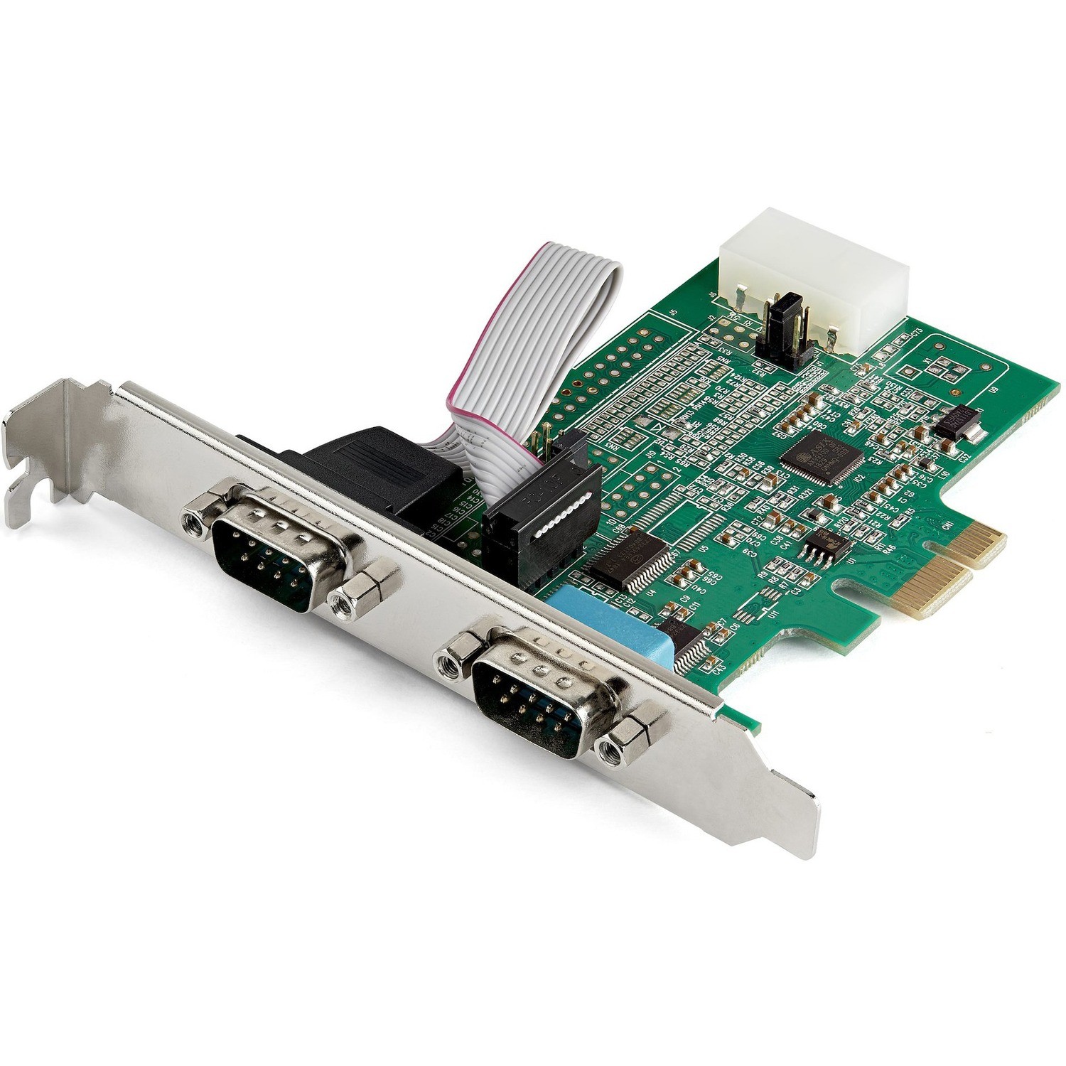 STARTECH.COM 2 PORT D-SUB PCIe RS232 ADAPTER CARD, LOW & STD PROFILE, LTW