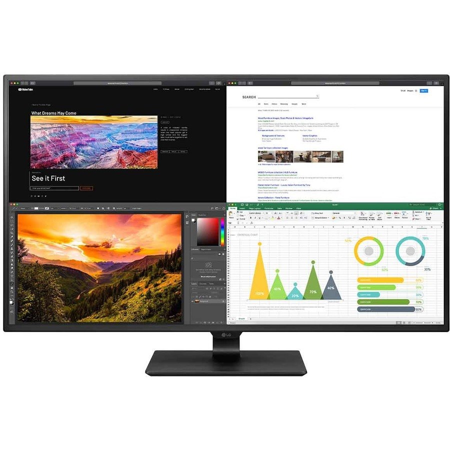 LG 43BN70U-B 43" Class 4K UHD LCD Monitor - 16:9 - Matte Black