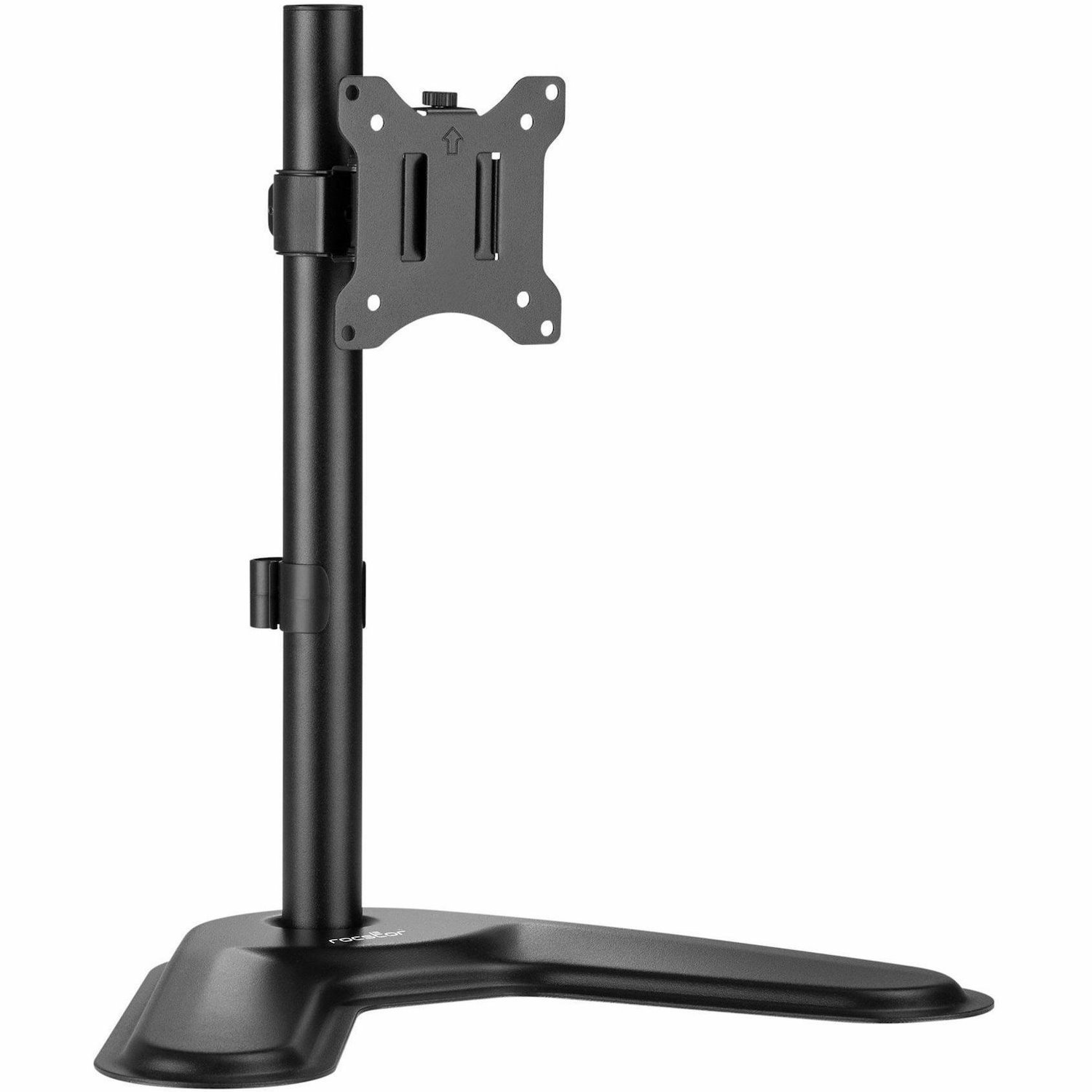 Rocstor ErgoReach Mounting Pole for Monitor - Black - Landscape/Portrait