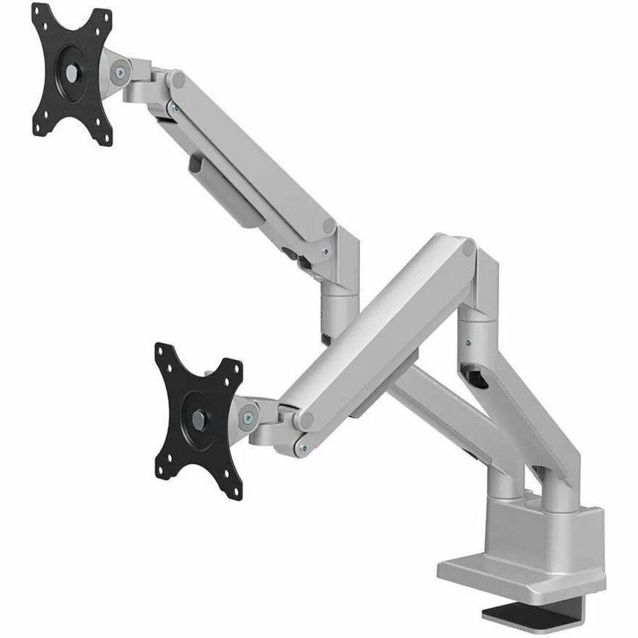 Neomounts NEXT Slim Mounting Arm for Display Screen, Flat Panel Display, Curved Screen Display, Monitor - Silver