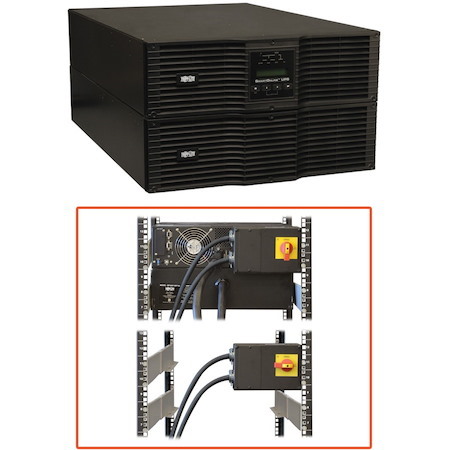 Eaton Tripp Lite Series SmartOnline 208/240 & 120V 10kVA 9kW Double-Conversion UPS, 9U, Extended Run, Network Card Slot, USB, DB9, Bypass, Hardwire
