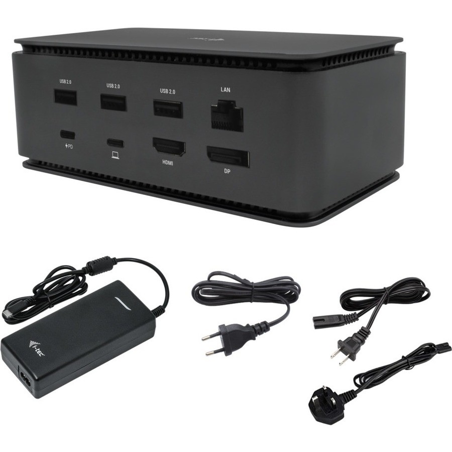 I-Tec Usb4 Dual Dock + Charger PD 80W + Universal Charger 112W