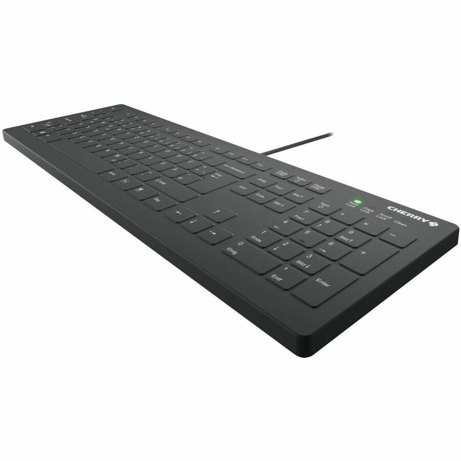 Active Key AK-C8112 Keyboard - Cable Connectivity - USB Type A Interface - Black