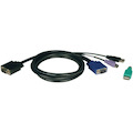 Eaton Tripp Lite Series USB/PS2 Combo Cable Kit for NetController KVM Switches B040-Series and B042-Series, 10 ft. (3.05 m)