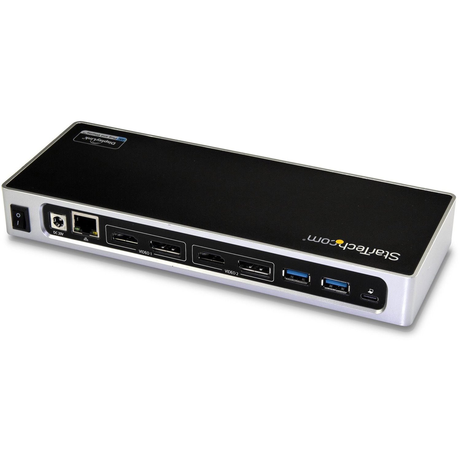 StarTech.com USB-C / USB 3.0 Docking Station - Compatible with Windows / macOS - Supports 4K Ultra HD Dual Monitors - USB-C - Six USB Type-A Ports - DK30A2DH