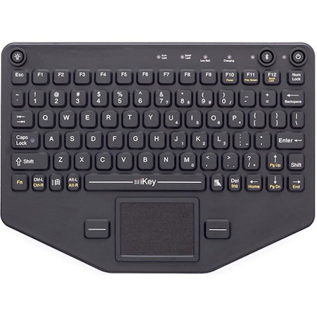 Gamber-Johnson iKey Bluetooth-Compatible Keyboard with Touchpad