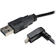 Eaton Tripp Lite Series Universal Reversible USB 2.0 Cable (Reversible A to Down-Angle 5Pin Micro B M/M), 6 ft. (1.83 m)