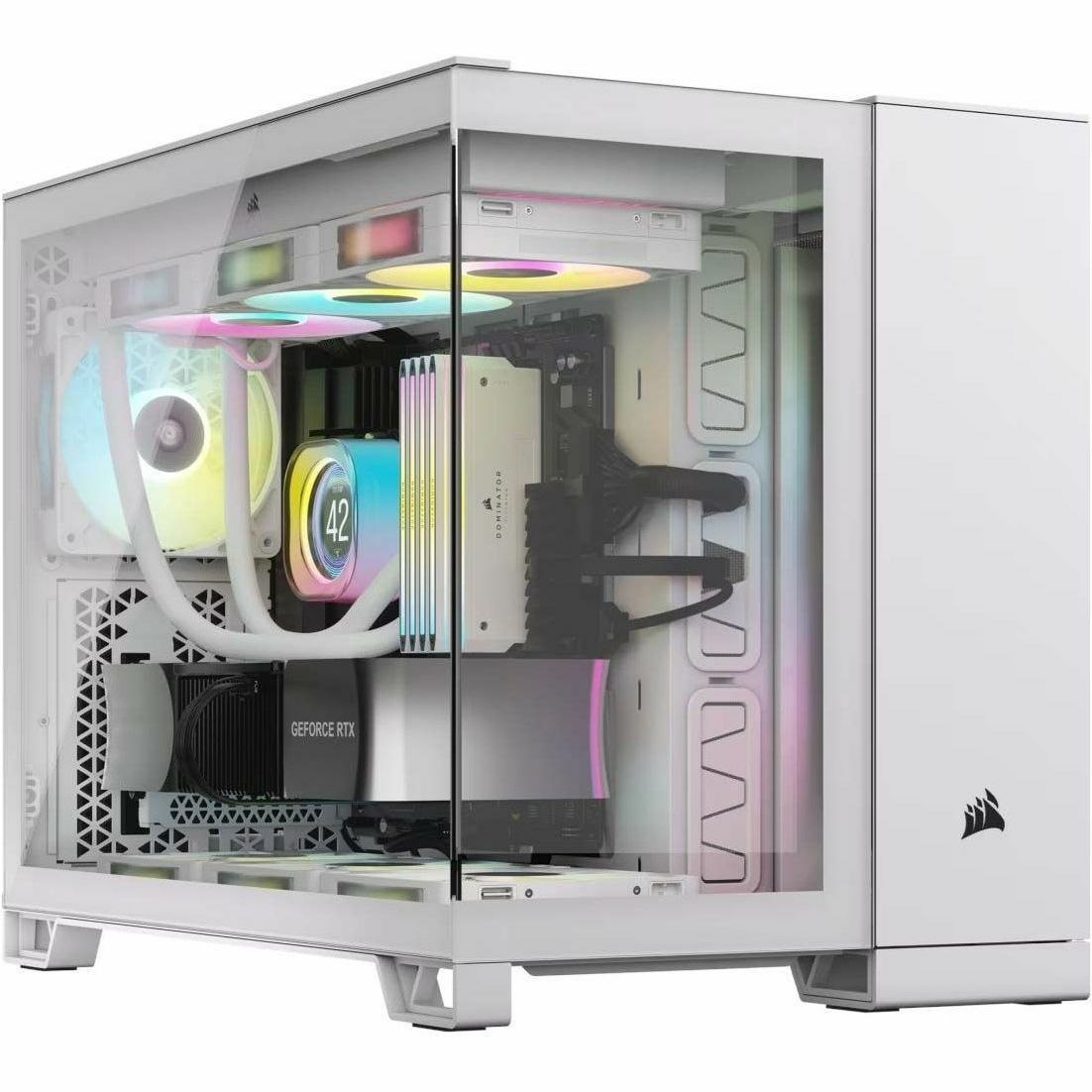 Corsair 2500X Mid-Tower Dual Chamber PC Case - White