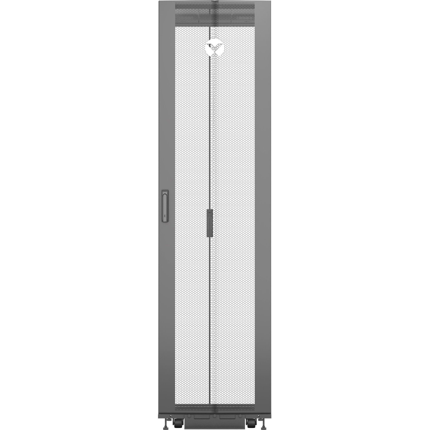 VERTIV VR 48U Rack Cabinet for Server, LAN Switch, Patch Panel - 600 mm Rack Width x 1115 mm Rack Depth - Black