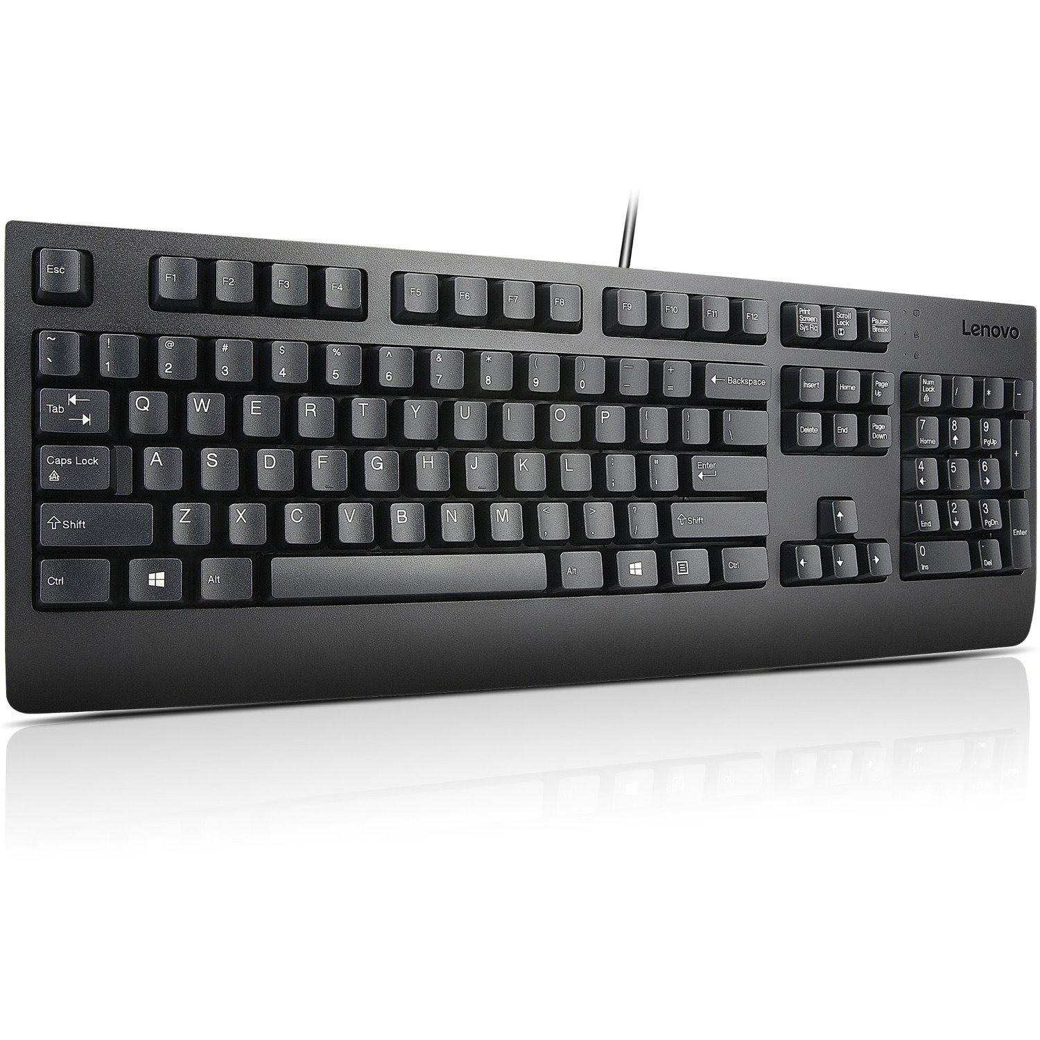 Lenovo USB Keyboard Black US English 103P