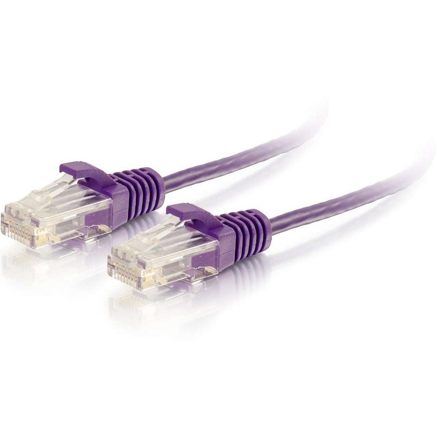 Cables To Go 10FT Cat6 Utp Slim 28Awg Purp