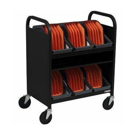 Bretford CUBE Transport Cart with Caddies - TVCT30CAD