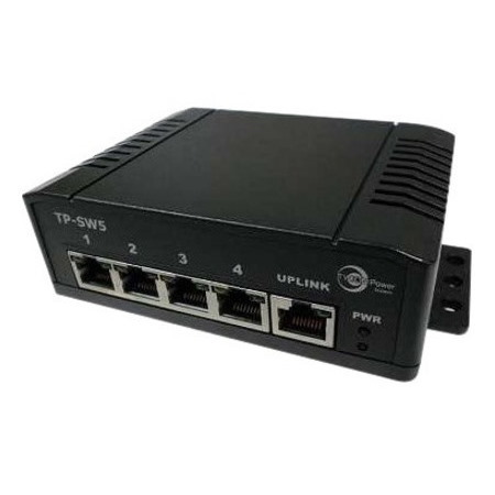 Tycon Power TP-SW5 TP-SW5G-NC 5 Ports Manageable Ethernet Switch - Gigabit Ethernet - 10/100/1000Base-TX