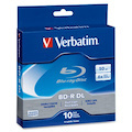 Verbatim BD-R DL 50GB 8X, Verbatim, 10pk Spindle Box Peg Hanger