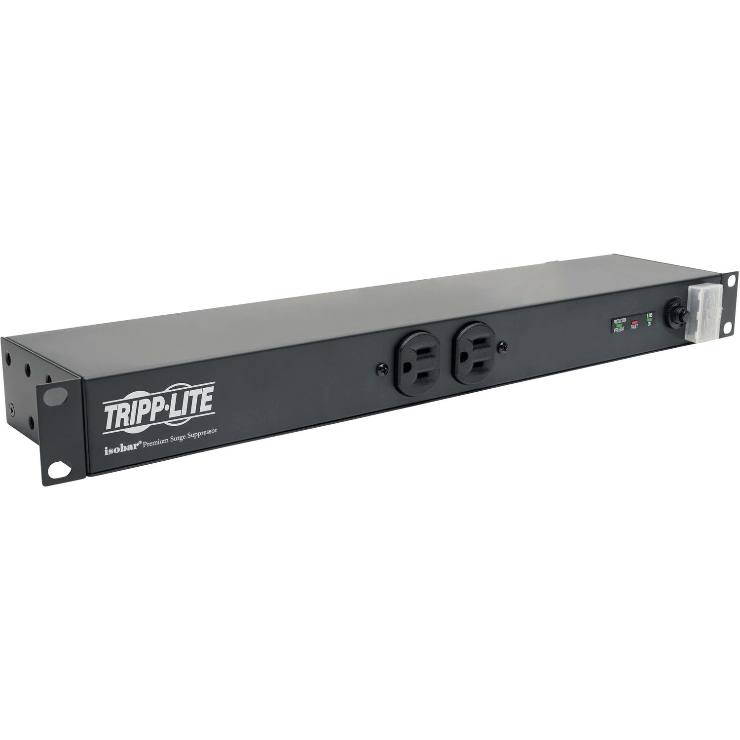 Tripp Lite by Eaton 12 outlet, 15ft cord, 1280 Joules, All-Metal Rackmount Isobar Surge Suppressor