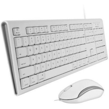 Macally Full Size USB Keyboard and Optical USB Mouse Combo For Mac