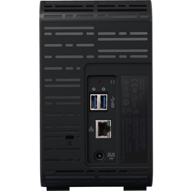 WD My Cloud EX2 WDBVBZ0040JCH-EESN 2 x Total Bays NAS Storage System - 4 TB HDD - Marvell 1.20 GHz - 512 MB RAM - DDR3 SDRAM Tower