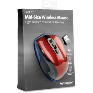 Kensington Pro Fit Mid-Size Wireless Mouse Graphite Gray