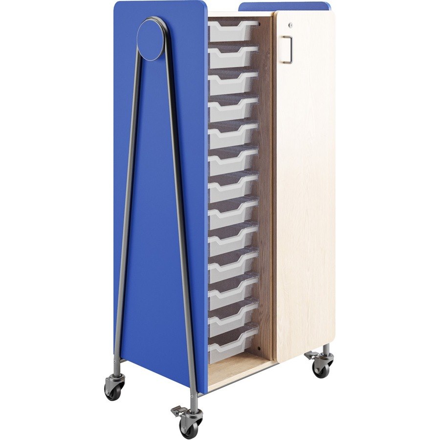 Safco Whiffle Typical Double Rolling Storage Cart