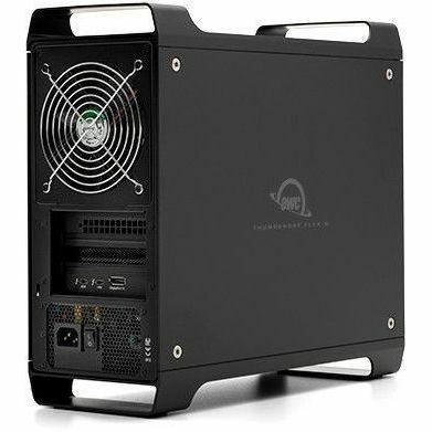 OWC Thunderbay Flex 8 Drive Enclosure SATA/600 - Thunderbolt 3 Host Interface Desktop - Black