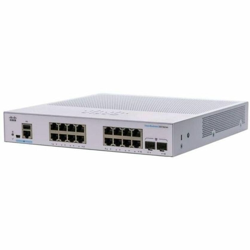 Cisco 250 CBS250-16T-2G Layer 3 Switch