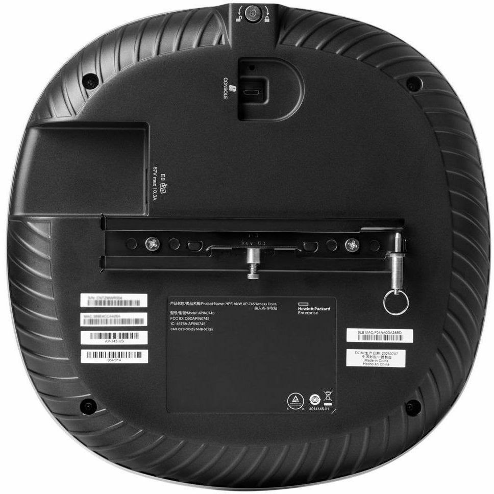 Aruba AP-745 Tri Band Wi-Fi 7 IEEE 802.11a/b/g/n/ac/ax/be/az/mc 9 Gbit/s Wireless Access Point - Indoor - Yes