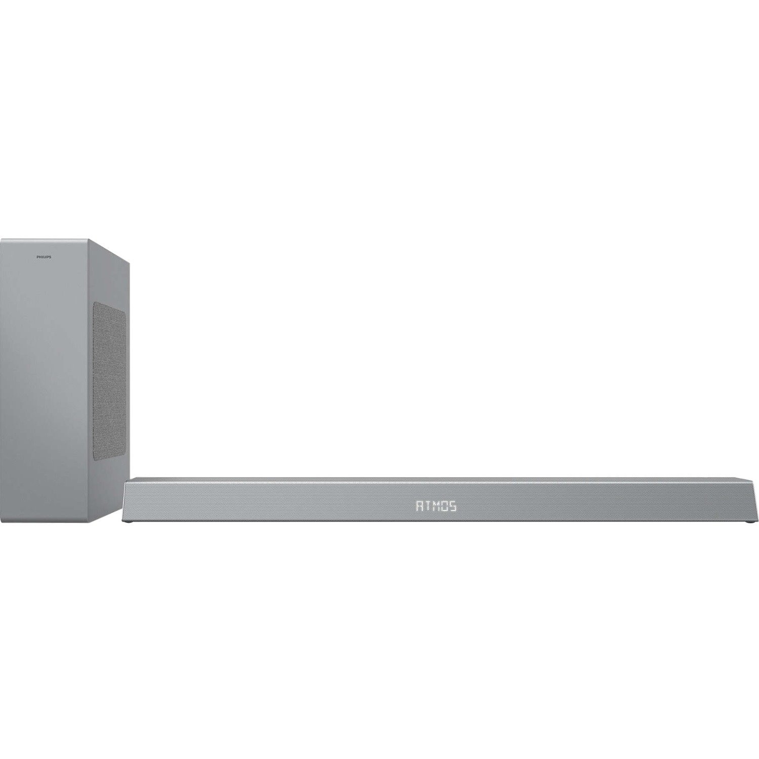 Philips 2.1 Bluetooth Sound Bar Speaker - 240 W RMS - Google Assistant, Alexa Supported - Grey