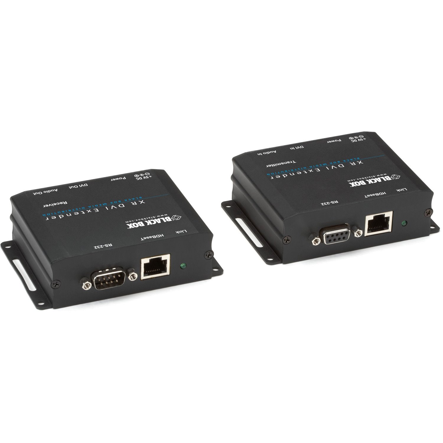 Black Box XR DVI-D Extender with Audio RS-232 and HDCP