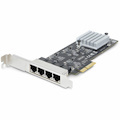 StarTech.com 4-Port 2.5G NBASE-T PCIe Network Card, Computer Network Card Interface, Intel® I225-V, Quad-Port Ethernet, Multi-Gigabit NIC