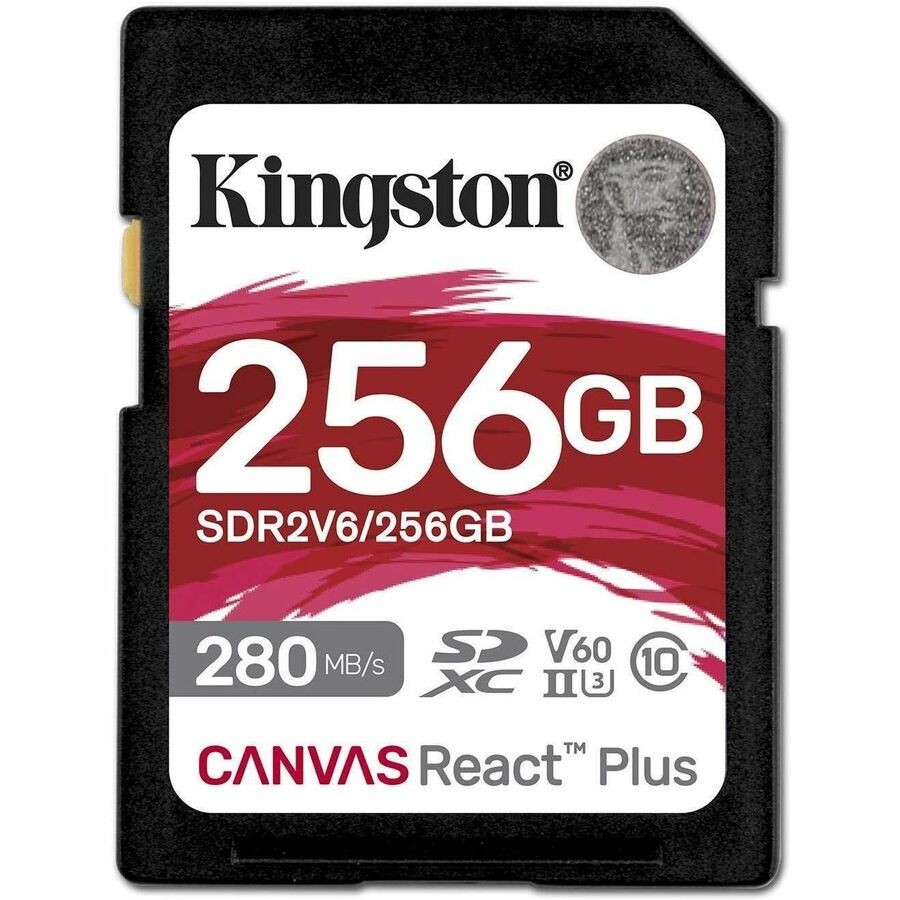 256GB SDXC Canvas React Plus U3 UHS-II