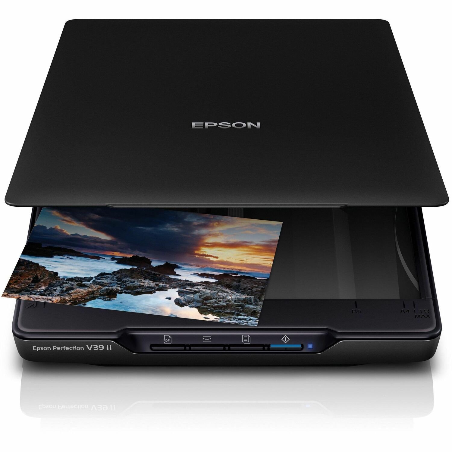 Epson Perfection V39ii - Flatbed Scanner - Contact Image Sensor (Cis) - A4/Letter - 4800 Dpi X 4800 Dpi - Usb 2.0
