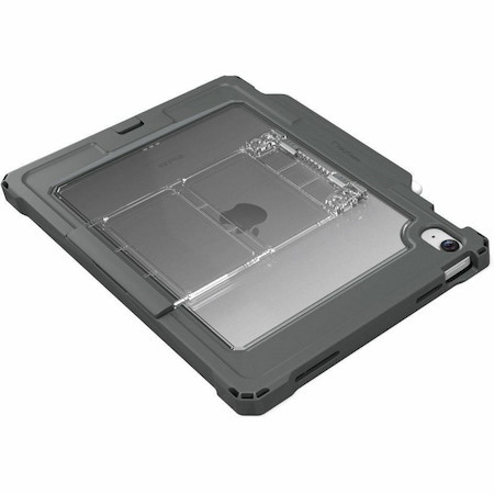 MAXCases Shield Extreme-X2 for iPad 10 10.9" w/3.5 mm Adapter and Tamper-Resistant Design (2022) (Black Bezel-Gray Case)