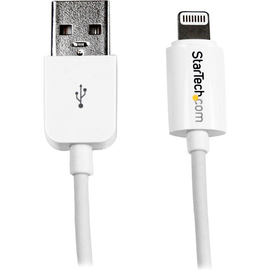 StarTech.com 3m (10ft) Long White AppleÂ&reg; 8-pin Lightning Connector to USB Cable for iPhone / iPod / iPad