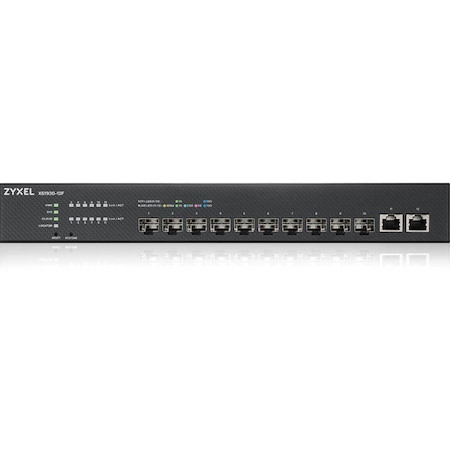 ZYXEL XS1930-12F 10-Port 10G SFP+ L3 Smart Nebula Cloud Managed Switch with 2 10G Ethernet Ports