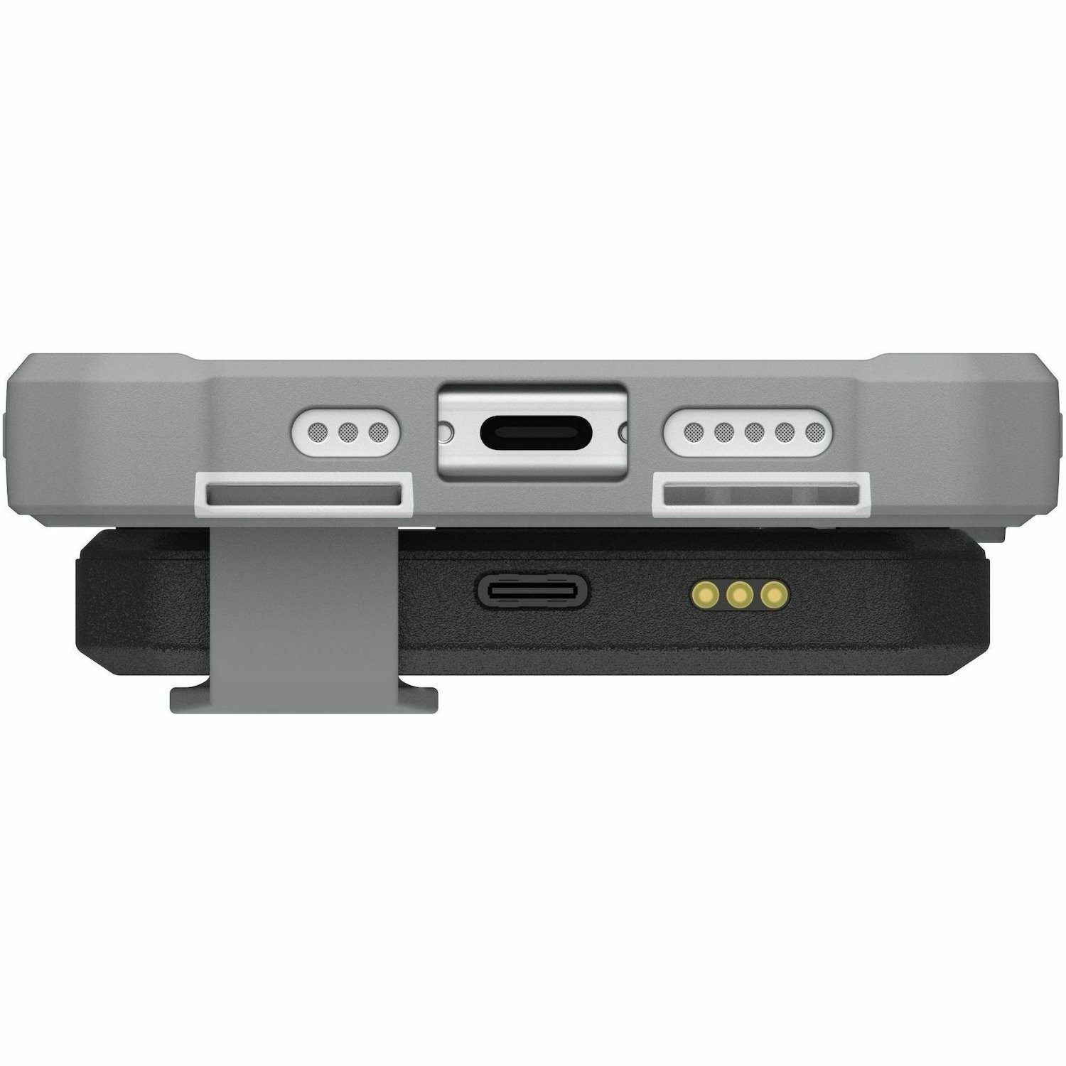 Urban Armor Gear Workflow Flex Carrying Case Apple iPhone 13, iPhone 14, iPhone 15, iPhone 16e Smartphone - White, Gray