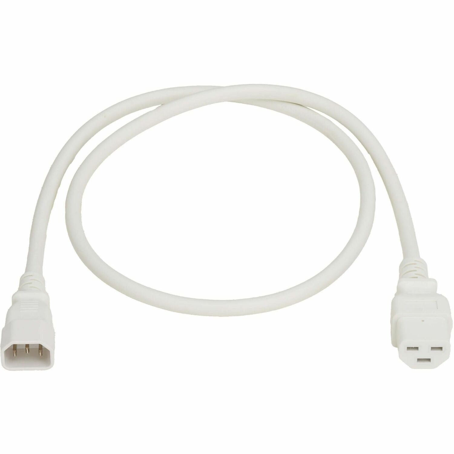 Eaton Tripp Lite Series Power Cord, C14 to C21 - Heavy-Duty, 15A, 250V, 14 AWG, 4 ft. (1.2 m), White