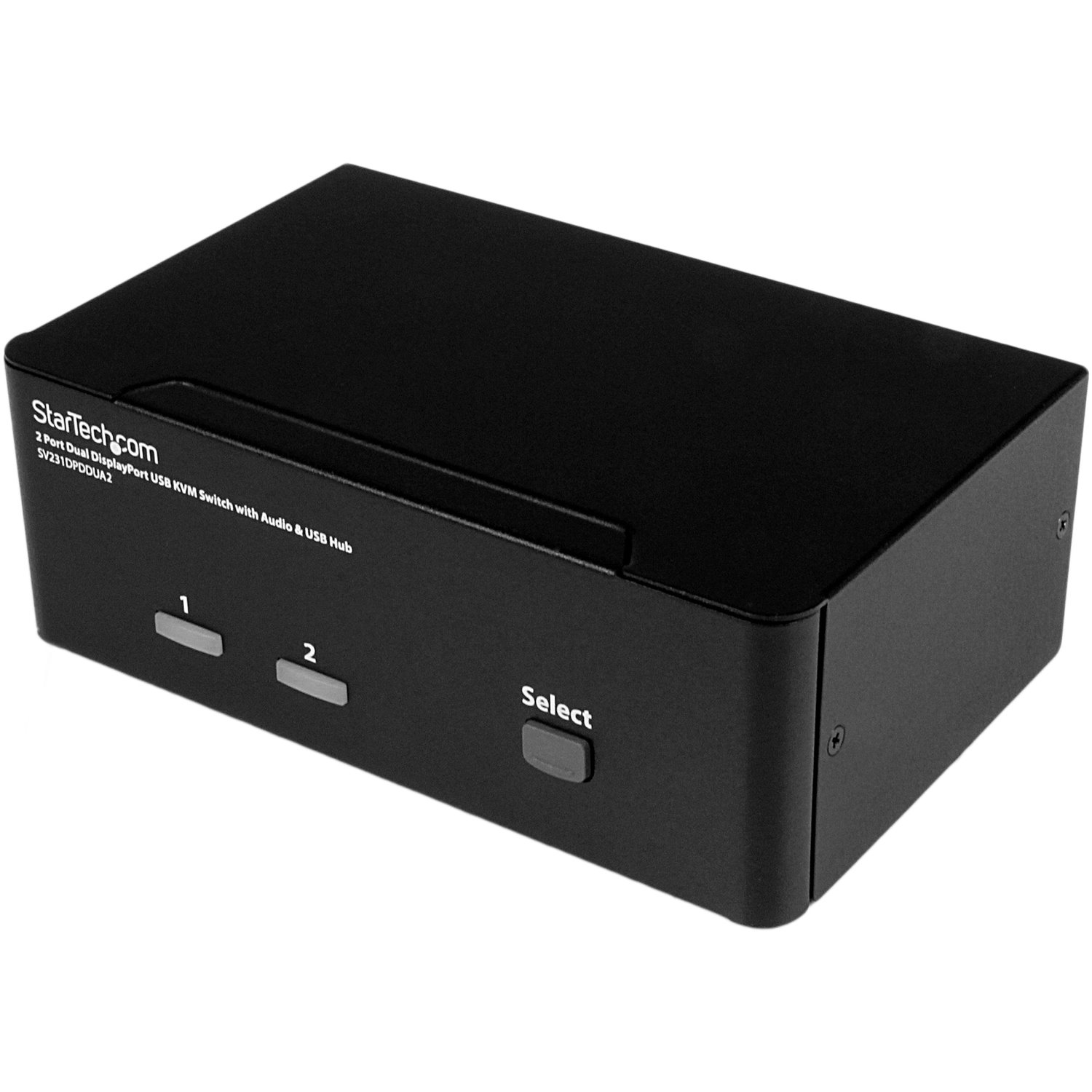 StarTech.com 2 Port DisplayPort Dual-Monitor KVM Switch - DisplayPort KVM - 4K 60 Hz