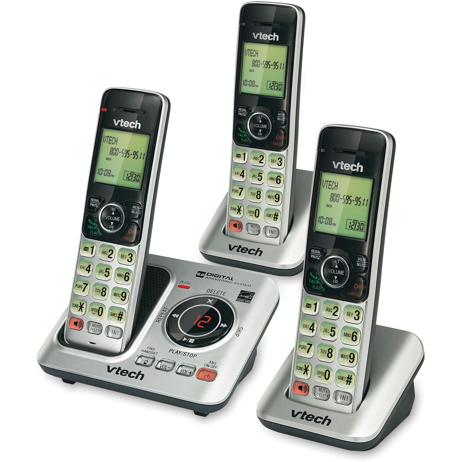 VTech CS6629-3 DECT 6.0 Cordless Phone