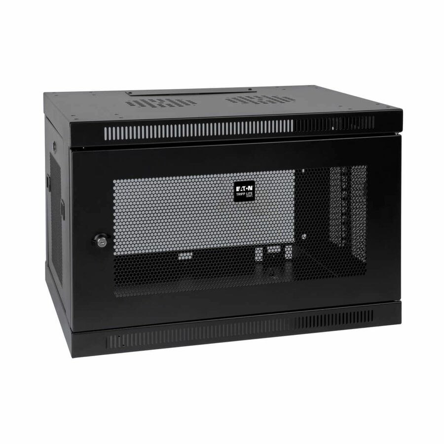 Eaton Tripp Lite Series SmartRack 9U Low-Profile Switch-Depth Wall-Mount Mini Rack Enclosure