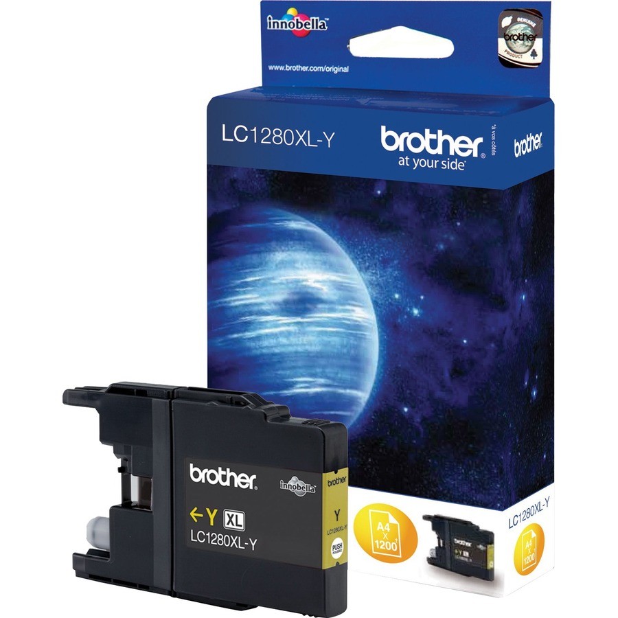 Brother LC1280XLYBP Original Inkjet Ink Cartridge - Yellow Pack