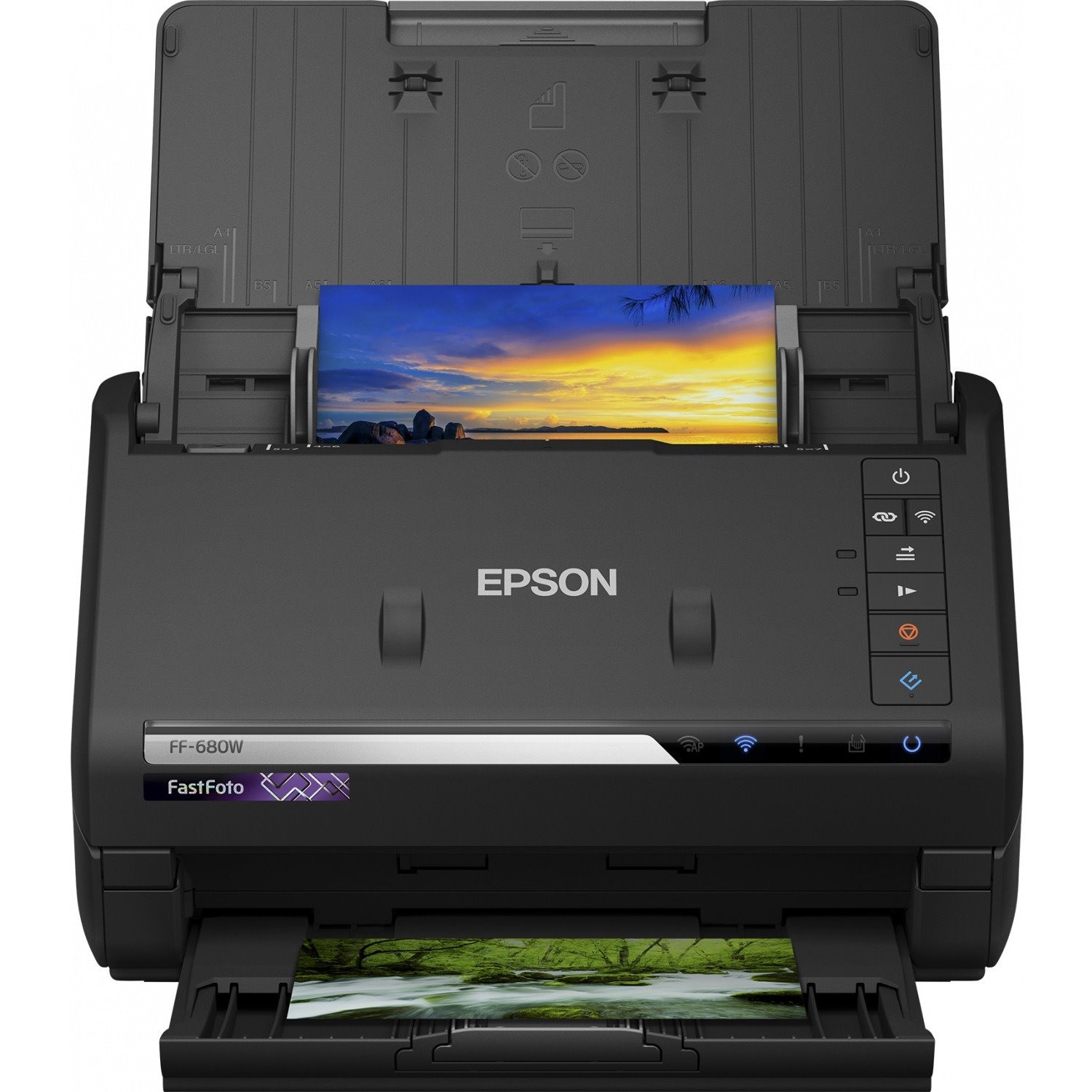 Epson FastFoto FF-680W Scanner met sheetfeeder - 600 dpi Optische