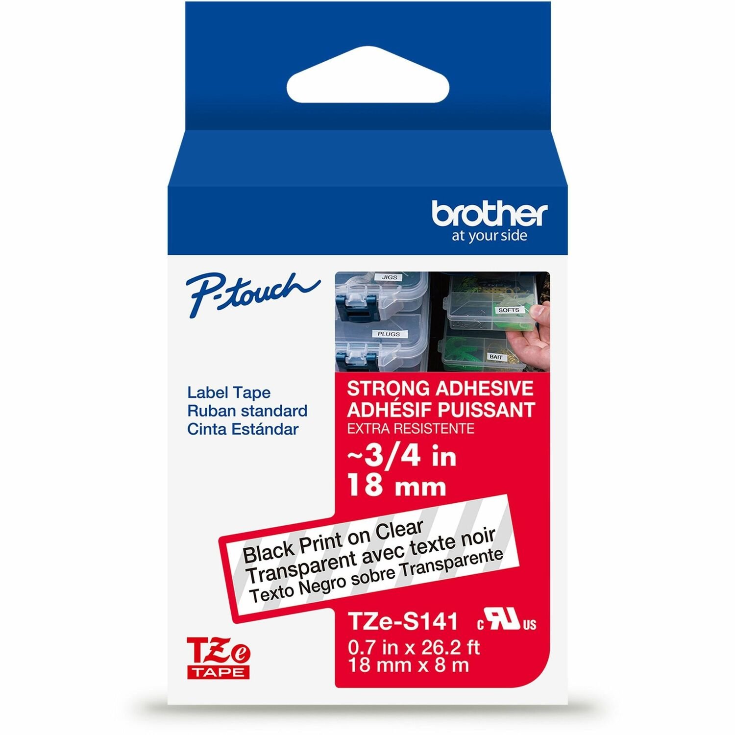 Brother P-touch Extra-Strength TZe Tape Cartridge