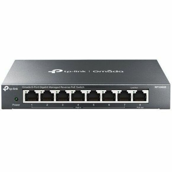 TP-Link Omada RP108GE 8 Ports Manageable Ethernet Switch - Gigabit Ethernet - 10/100/1000Base-T