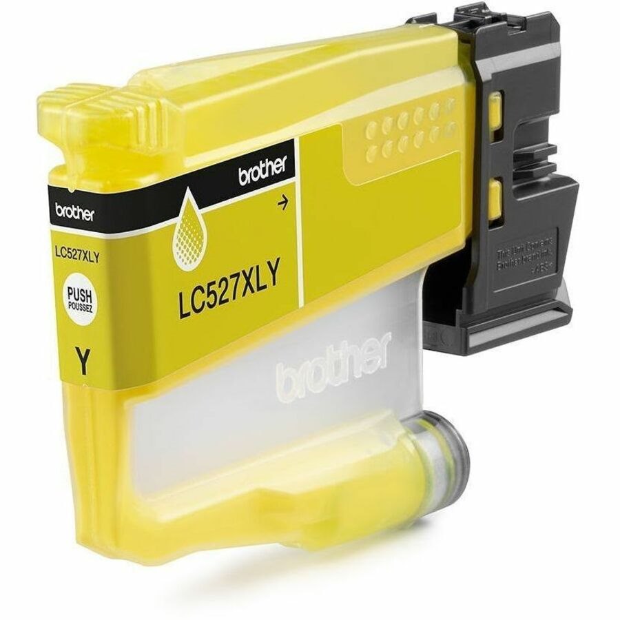 Brother LC527XLY Origineel Hoog Rendement Inkjet Inktcartridge - Enkelstuksverpakking - Geel - 1 Pak