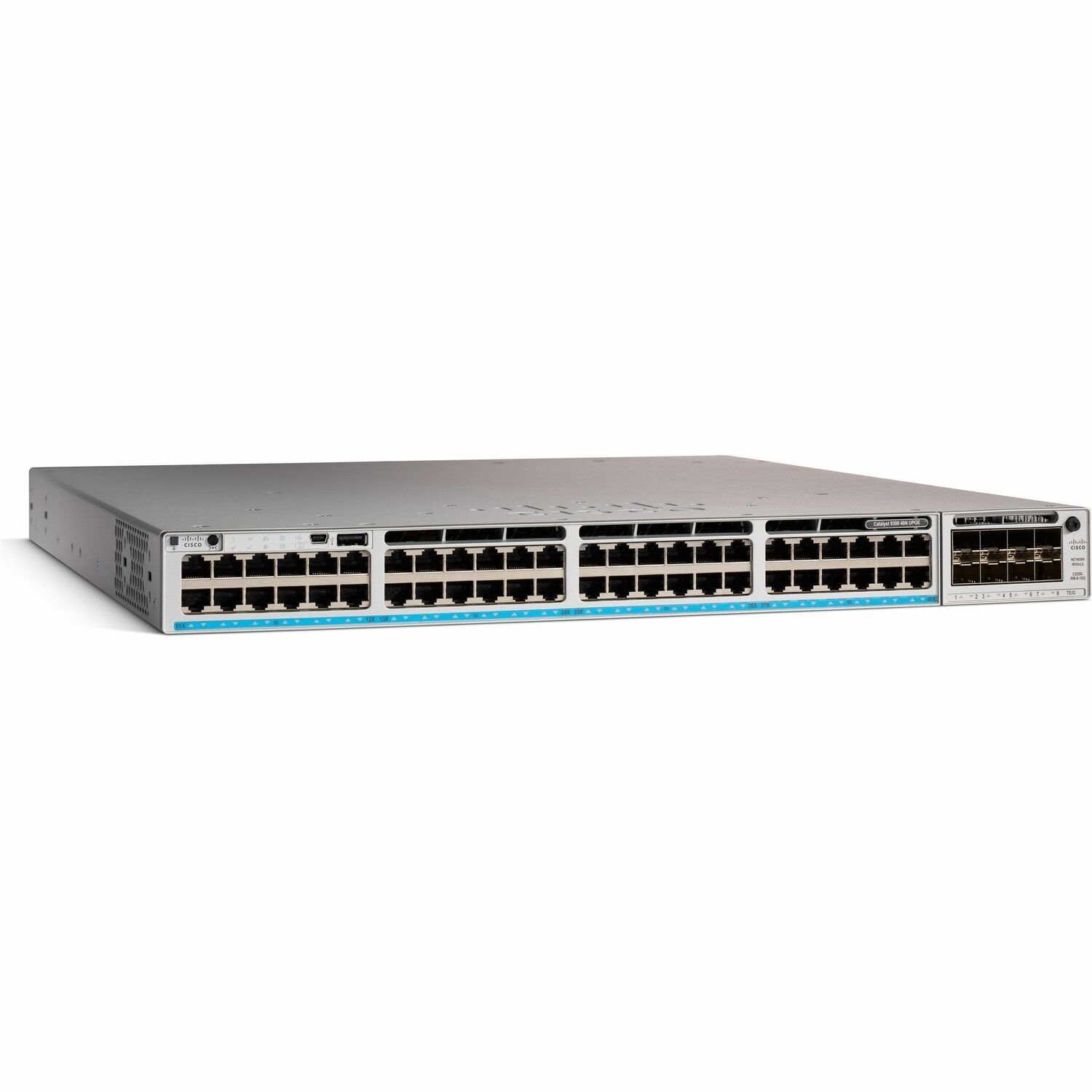 Cisco Nexus 9300 with 48p 10G-T, 6p 100G QSFP, MACsec, UP
