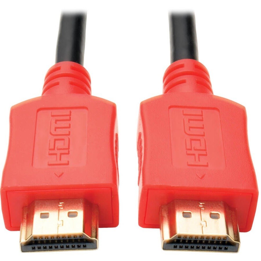 Eaton Tripp Lite Series High-Speed HDMI Cable, Digital Video with Audio, UHD 4K (M/M), Red, 10 ft. (3.05 m)