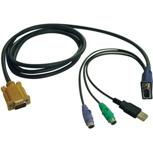 Eaton Tripp Lite Series USB/PS2 Combo Cable for NetDirector KVM Switches B020-U08/U16 and KVM B022-U16, 15 ft. (4.57 m)