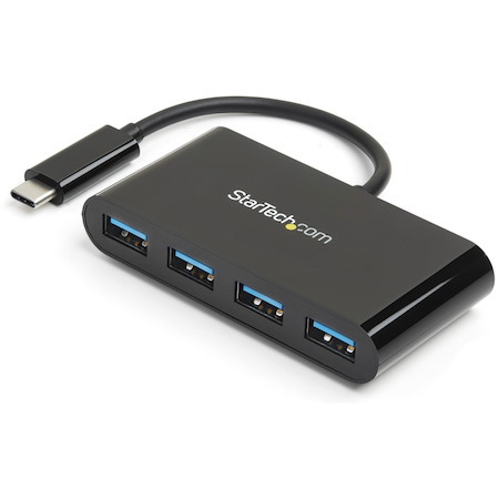 StarTech.com USB C Hub - 4 Port USB C to USB-A (4x) - Bus Powered USB Hub - USB Type C to USB Hub - USB-C to USB - USB 3.0 Type C