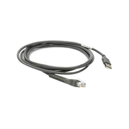 Zebra 2.13 m USB Data Transfer Cable for Barcode Scanner - TAA Compliant