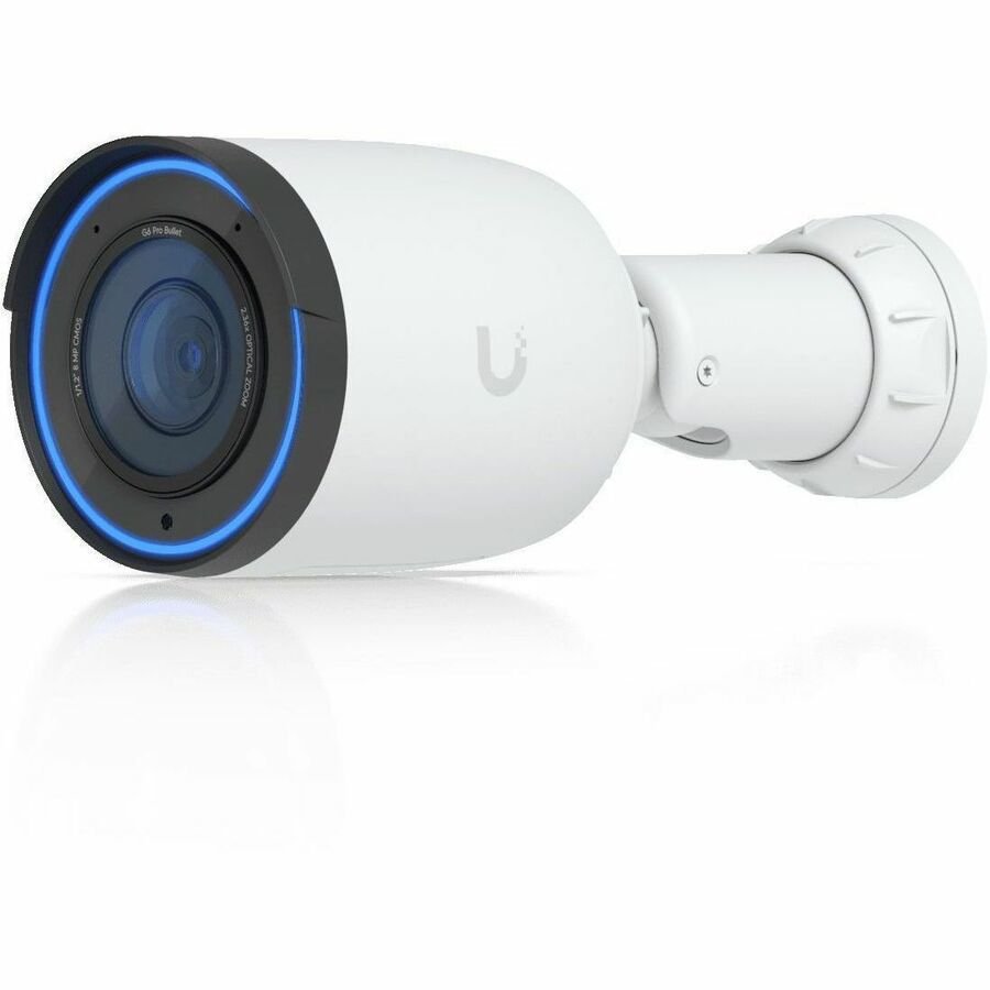 Ubiquiti G6 Pro Bullet, White All-Weather 4K PoE+ Camera, Multi-TOPS Ai Engine, 2.36X Optical Zoom, Large 1/1.2'Cmos Sensor,Long-Range Ir Night Vision